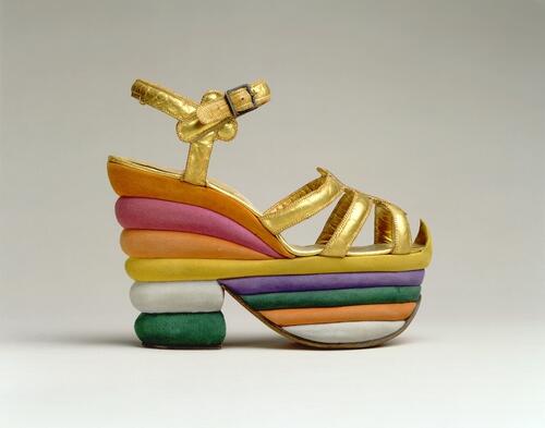 Salvatore Ferragamo - Rainbow shoes - 1938 - Credits: Salvatoreferragamo.com